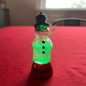 Name Light Up Christmas Ornament - Jennifer